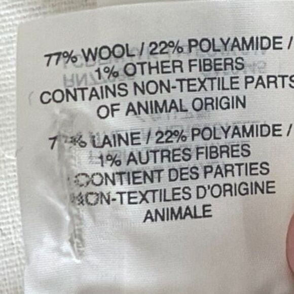 J Crew Wool Scarf Pale Pink & Black Plaid Tartan- Made in Italy - Classic Preppy - Picture 5 of 6